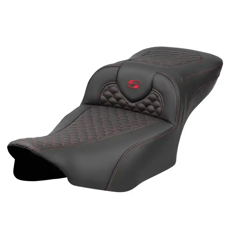 New Release 2024-25 Road Glide / Street Glide | 2023-25 CVO Road Glide / Street Glide Ext. Reach RoadSofa DS Red Stitch