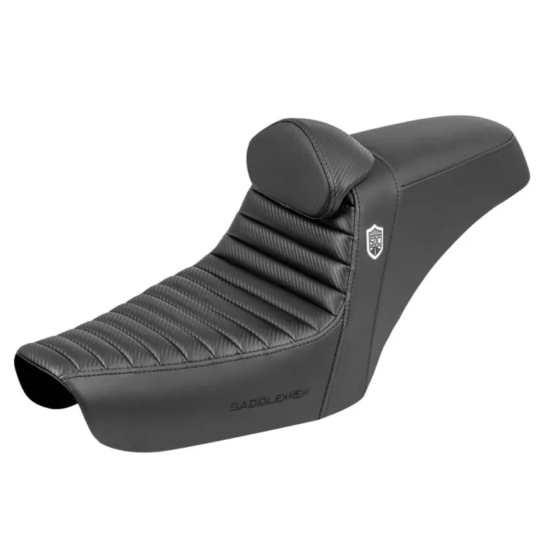 1996-2003 FXD Dyna SDC Pro Series Tuck 'N Roll Lumbar Rest | Harley Dyna FXD Seat Latest