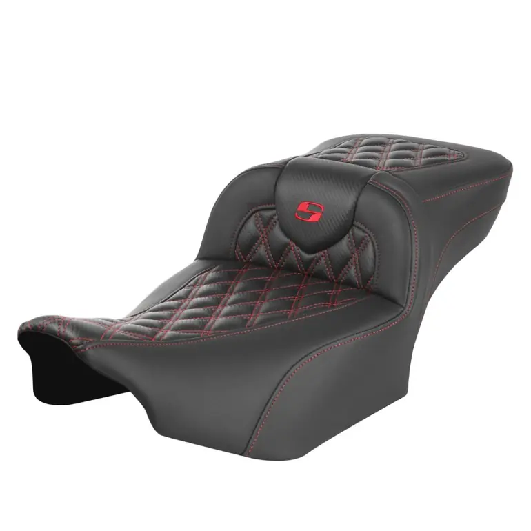 2024-25 Road Glide / Street Glide | 2023-25 CVO Road Glide / Street Glide RoadSofa CF LS Ext Reach Red Stitching Save Now