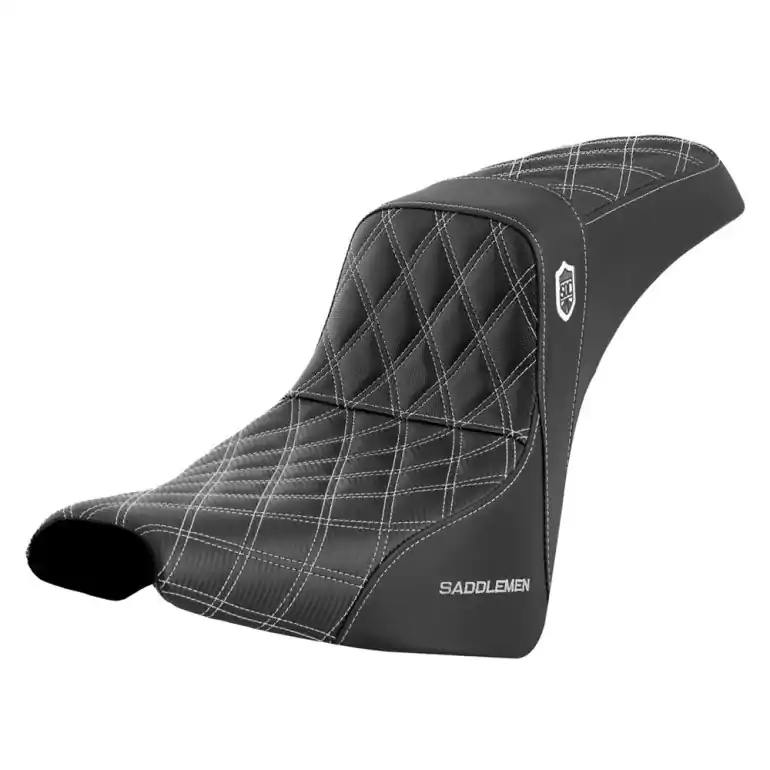 2018-2025 Saddlemen SDC Pro Series Performance Gripper Seat Silver Time-Limited