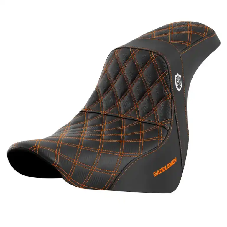 Fresh Stock 2018-2024 Low Rider FXLR/FLXRS/FLXRST Sport Glide FLSB Pro Series SDC Performance Gripper Seat Orange