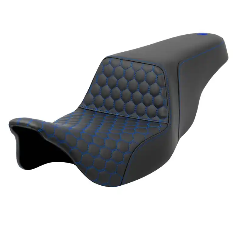 Professional Grade 2008-2024 FLHR FLHT FLHX & FLTR  Step-Up™ HC Seat Blue