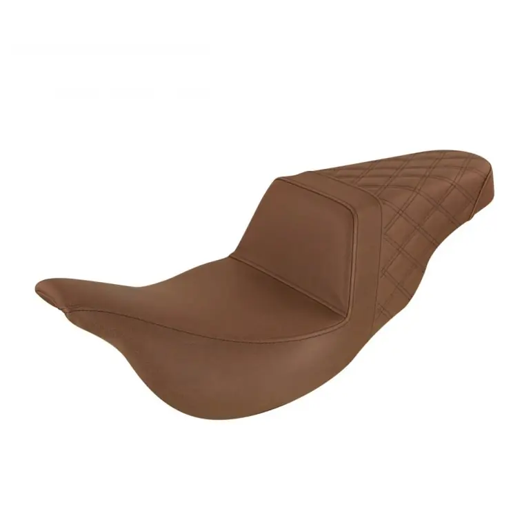 2008-2024* FLHR FLHT FLHX & FLTR Brown Step-Up™ Rear LS Extended Reach Seat No Minimum Order