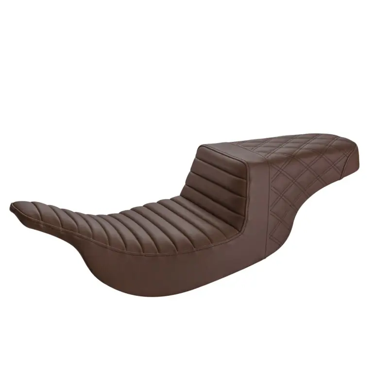 1997-2007 FLHT & FLTR Brown Step-Up™ Front TR & Rear LS Seat Low Price