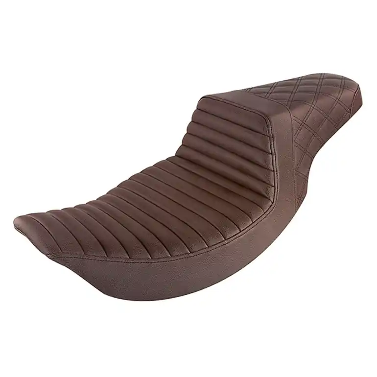 1997-2007 FLHR FLHX Brown Step-Up™ TR Front & LS Rear Seat Free Delivery
