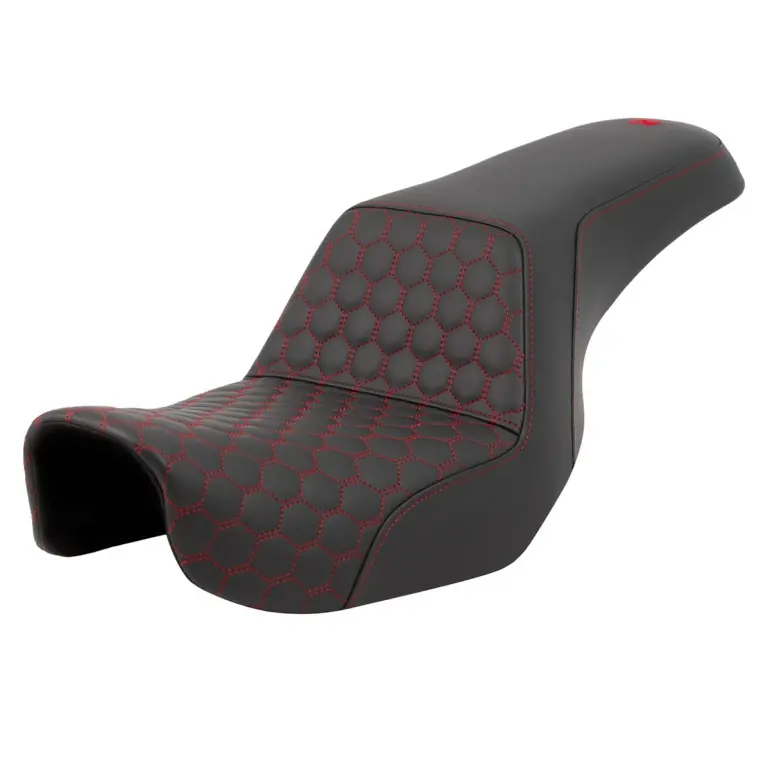 2006-2017 FXD FXDWG FLD Dyna Step-Up™ HC Seat Red Hassle-Free Returns