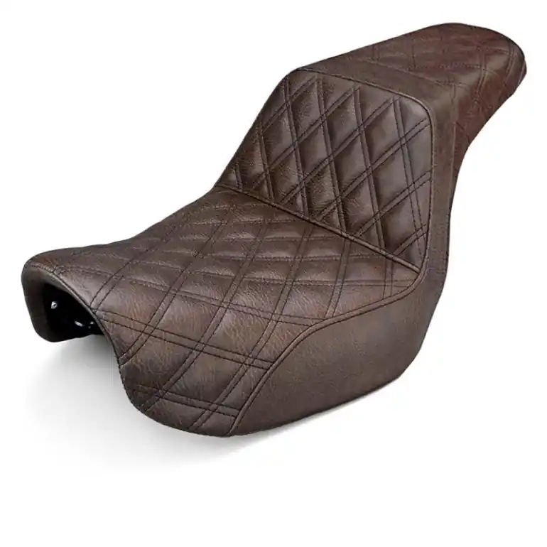 Affordable 2006-2017 FXD FXDWG FLD Dyna  Brown Step-Up™ Front & Rear LS Seat