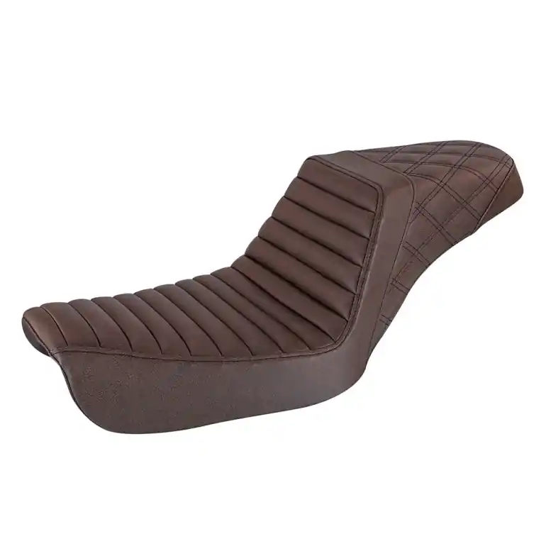2004-2005 FXD Dyna Brown Step-Up™ TR Front & LS Rear Seat Genuine
