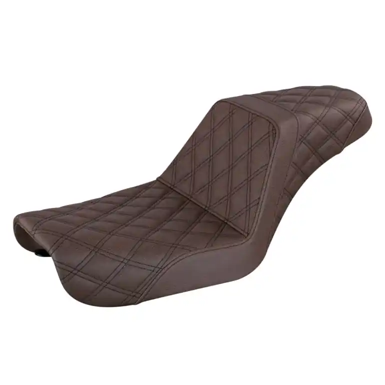 2004-2005 FXD Dyna Brown Step-Up™ Front & Rear LS Seat Warranty Included
