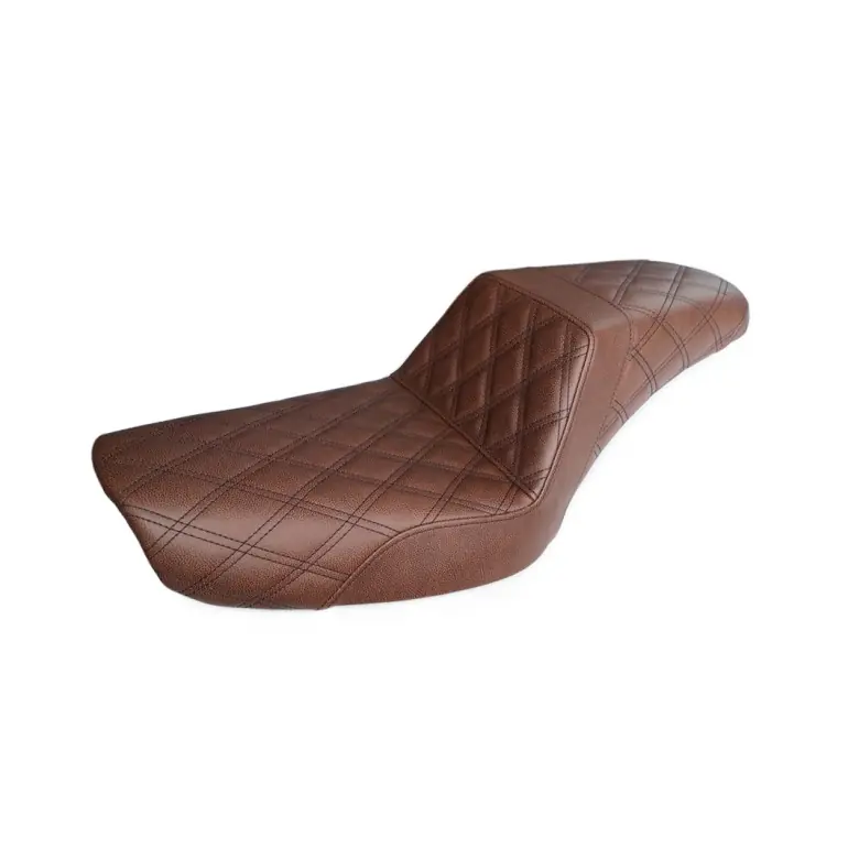 Handmade 1991-1995 DYNA FXDB-S FXDB-D FXDC FXDL FXD Dyna Brown Step-Up™ Front & Rear LS Seat
