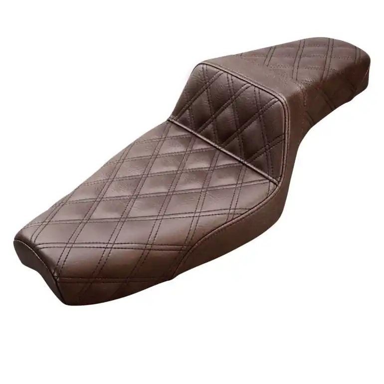 1979-2003 XL Sportster Brown Step-Up™ Front & Rear LS Seat Viral