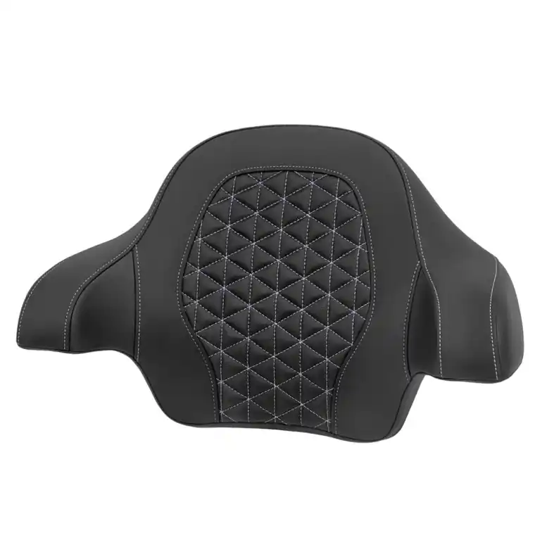 2014-2025 FLHR FLHT FLHX  FLTR & FLHTCUTG Roadsofa™ Tri Gripper Tour Pack Backrest Pad Silver Reduced Price