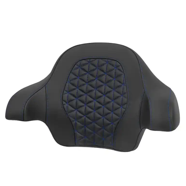 2014-2025 FLHR FLHT FLHX  FLTR & FLHTCUTG Roadsofa™ Tri Gripper Tour Pack Backrest Pad Blue Reduced Price