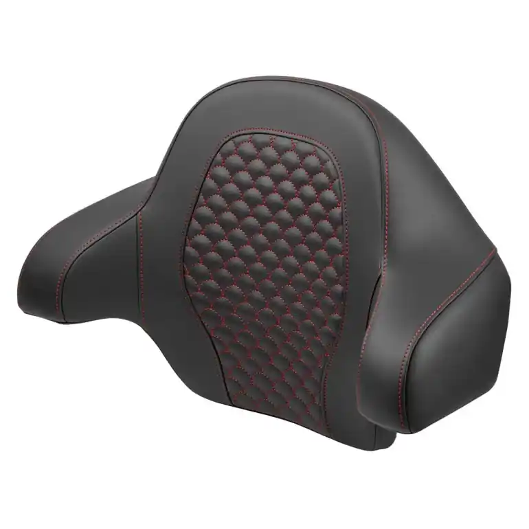 Next Day Delivery 2014-2025 FLHR FLHT FLHX FLTR & FLHTCUTG Roadsofa™ DS Tour Pack Backrest Pad Red Stitch