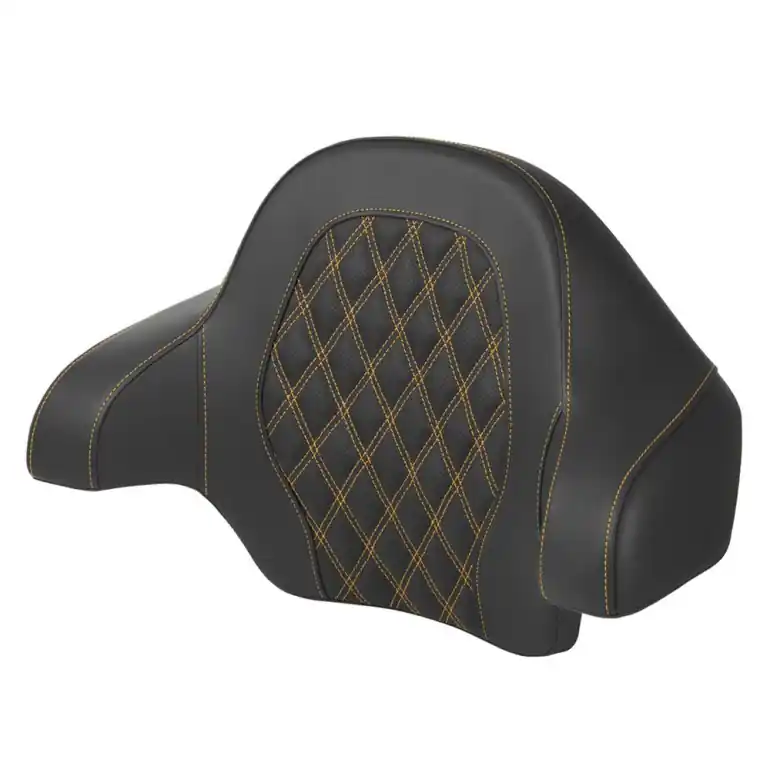 Time-Limited 2014-2025 FLHR FLHT FLHX & FLTR Tour Pack LS Backrest Pad Gold Stitching