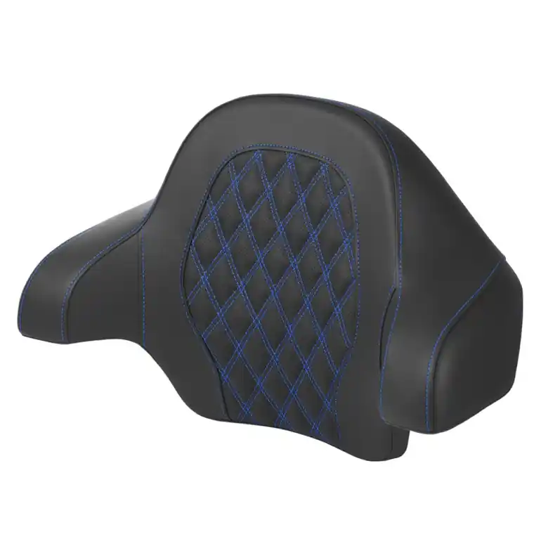 Price Drop 2014-2025 FLHR FLHT FLHX & FLTR Tour Pack LS Backrest Pad Blue  Stitching