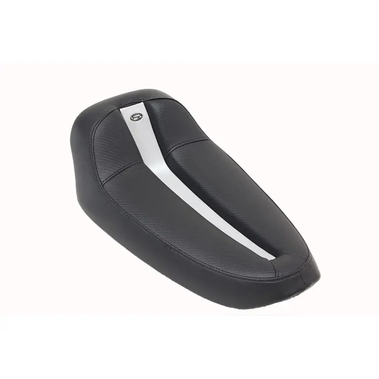In Demand 2009-2012 XR1200/XR1200X Track Style Gel Channel Solo Seat - (with matching pillion cover) - Sportster